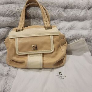Kate Spade beige/white handbag